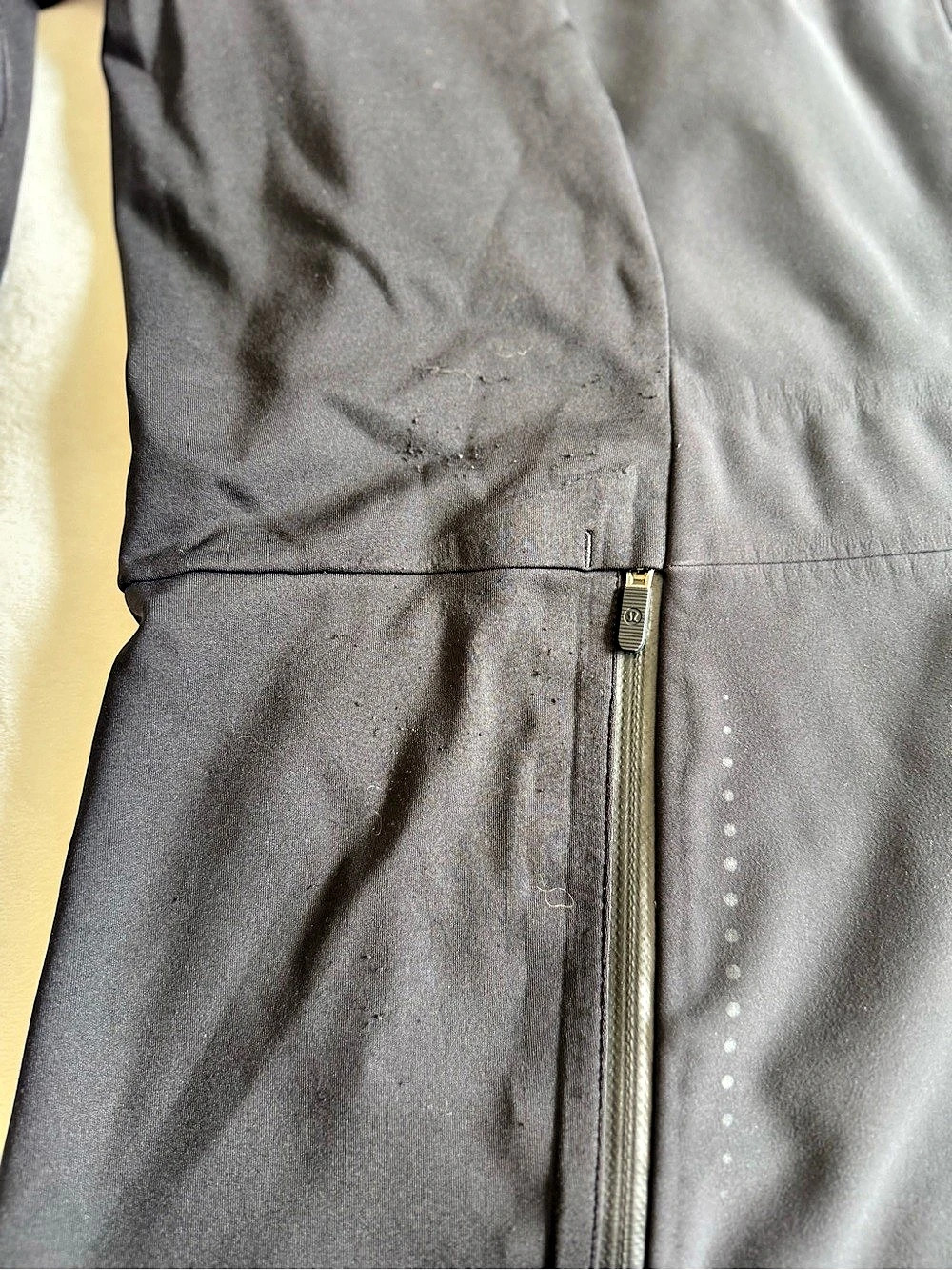 Lululemon Cross Chill Lightweight Run Jacket *Emboss Black Hooded Jacket Size 14 - Picture 7 of 9